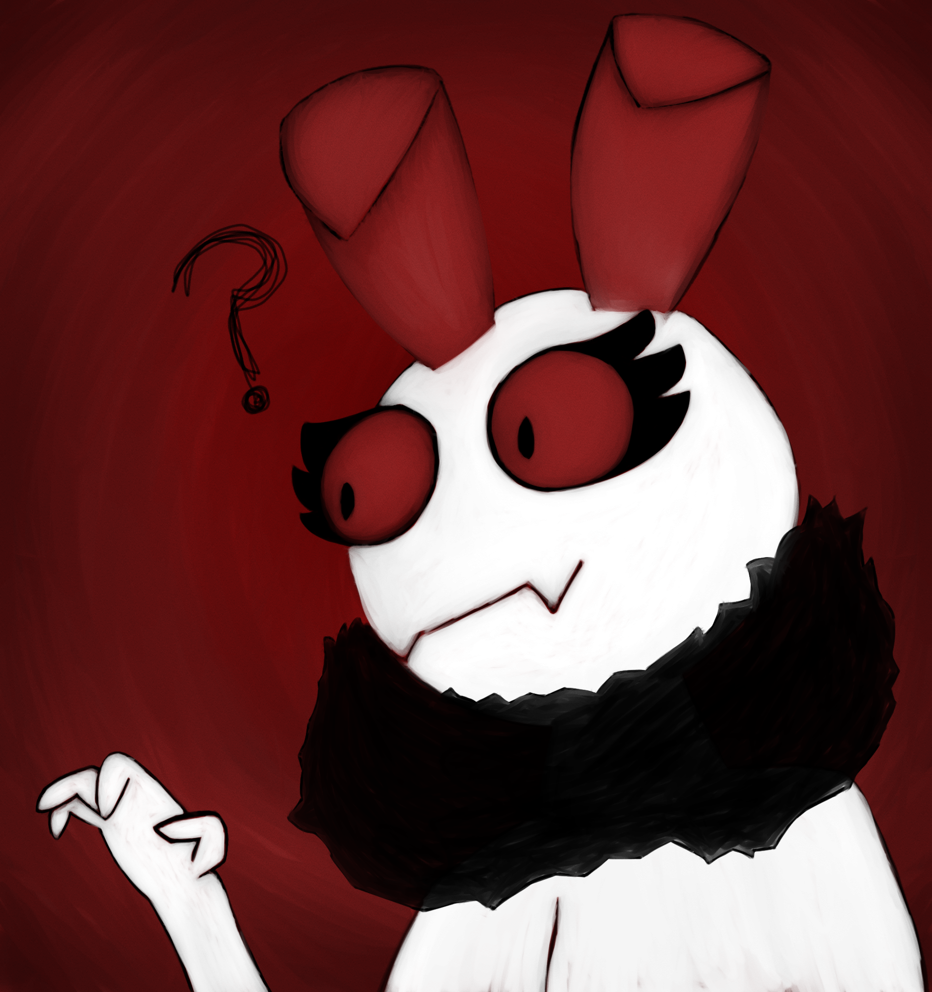 My old profile picture, a Black, white and dark red moth